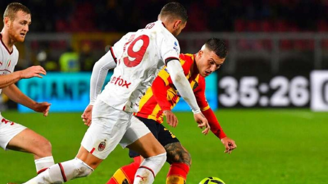 Duel Lecce vs AC Milan