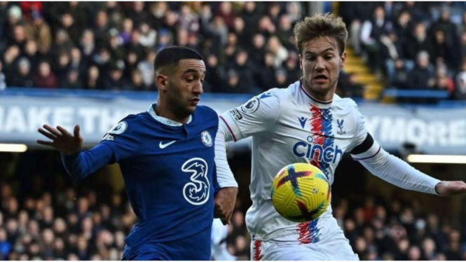Hakim Ziyech, Duel Chelsea vs Crystal Palace 1-0
