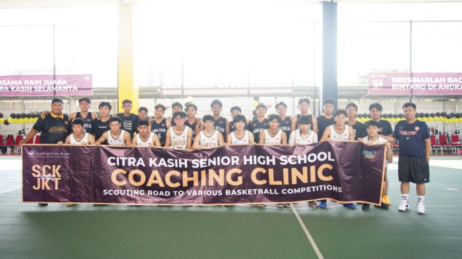 SMA Citra Kasih CitraGarden menggelar Basketball Coaching Clinic