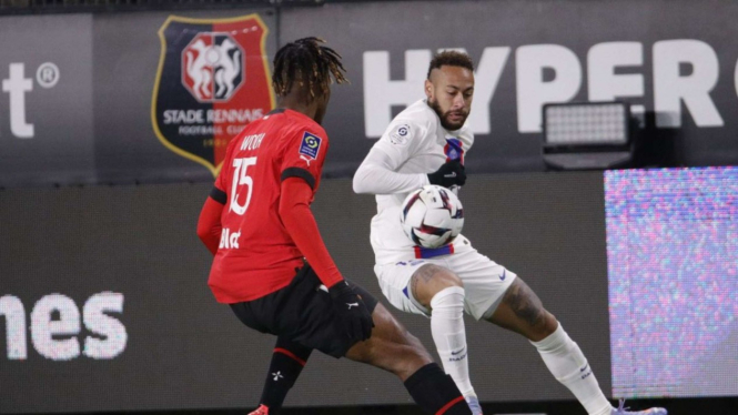 Neymar, Duel Rennes vs PSG 1-0