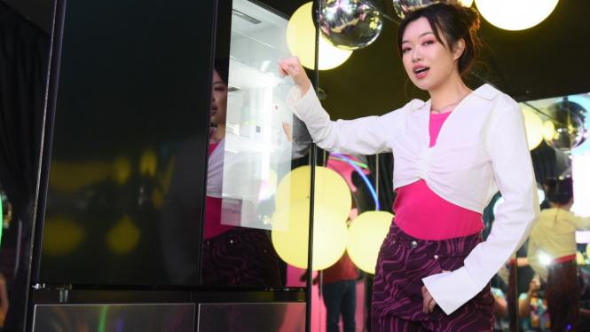 Salah satu perangkat milik LG Electronics yang dipamerkan.