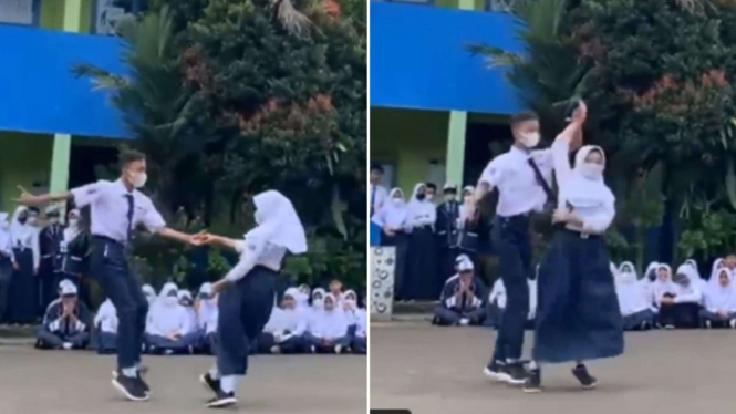 Viral Video Siswa SMPN 1 Ciawi Berdansa 