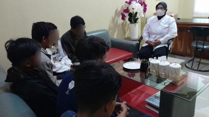 6 tersangka kasus pemerkosaan di Brebes, Jawa Tengah