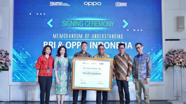 Penandatanganan MoU antara BRI dengan PT World Innovative Telecommunication