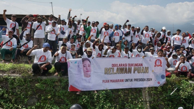 Relawan Puan di Kabupaten Semarang Jawa Tengah