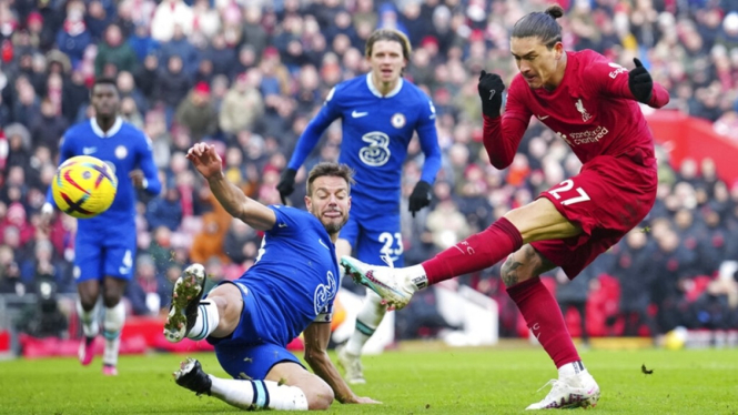 Liverpool vs Chelsea di Premier League 2022/2023