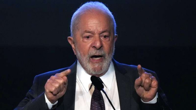 Presiden Brasil Luiz Inacio Lula da Silva