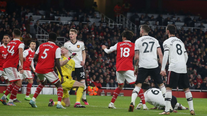 Duel Arsenal vs Manchester United 3-2