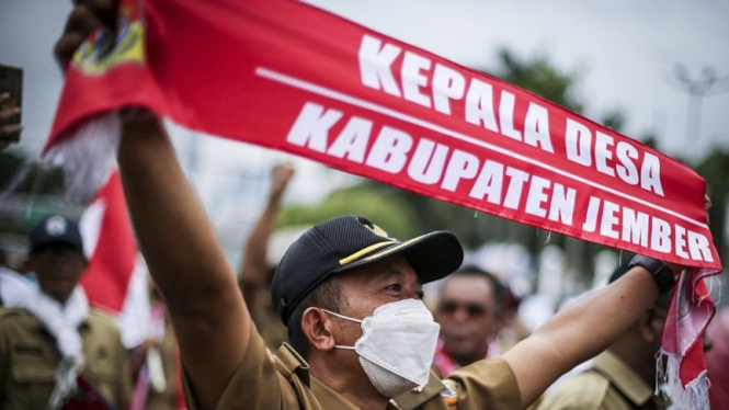 Ilustrasi kepala desa atau kades.