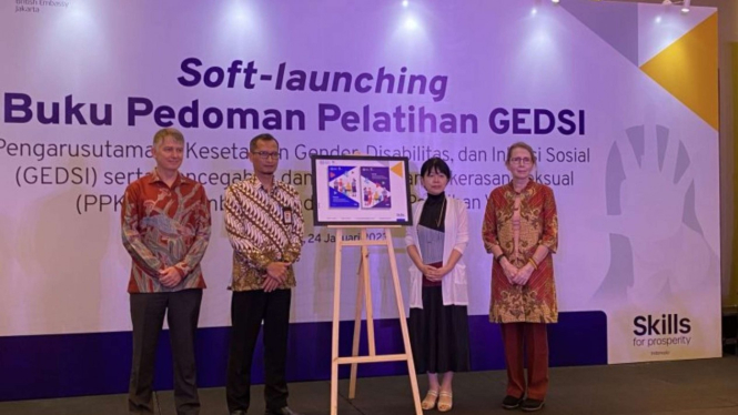 Peluncuran buku panduan pelatihan GEDSI, cegah kekerasan seksual di tempat kerja