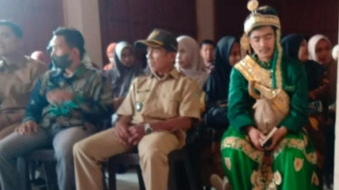 Pengantin Pria di Mamuju Rela Tinggalkan Resepsi Pernikahan Demi Hadiri Pelabtikan PPS