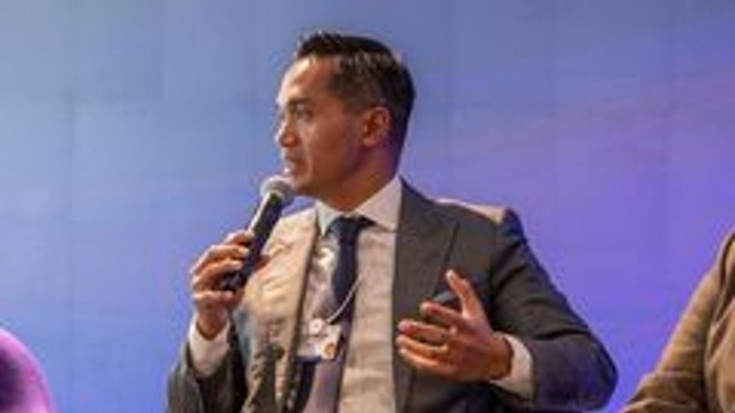 Anindya Bakrie di acara World Economic Forum (WEF).