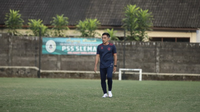 Pelatih PSS Sleman, Seto Nurdiyantoro.