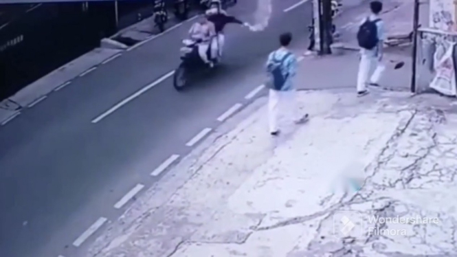 Viral pelajar SMP disiram air keras di kawasan Tebet, Jakarta Selatan