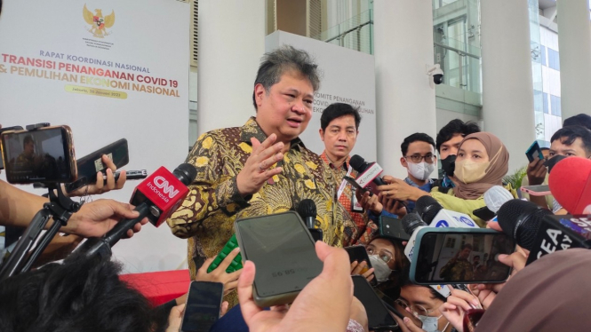 Menko Perekonomian Airlangga Hartarto.