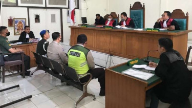 Sidang polisi aniaya anggota POM TNI AD