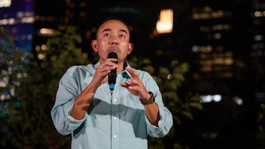 Vice President Corporate Communications Telkomsel Saki Hamsat Bramono di Jakarta, Kamis malam, 26 Januari 2023.