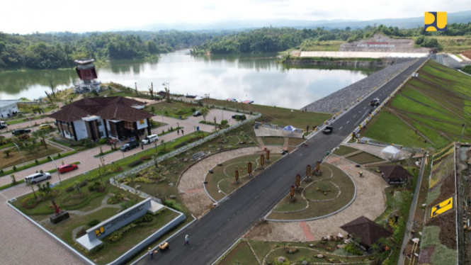 Bendungan Kuwil Kawangkoan di Kabupaten Minahasa, Sulawesi Utara