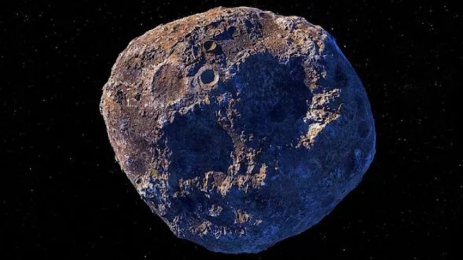 Asteroid 16 Psyche.