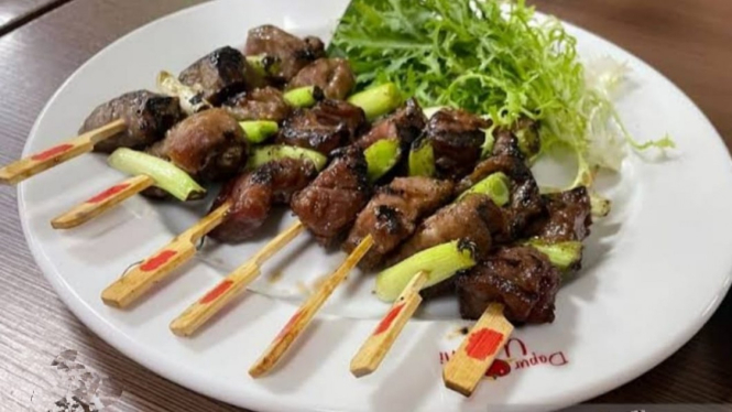 Gyukushi, sate wagyu Jepang.