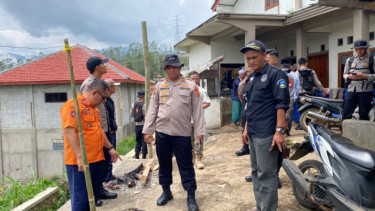 Polres Garut turun tangan ke lokasi gempa 