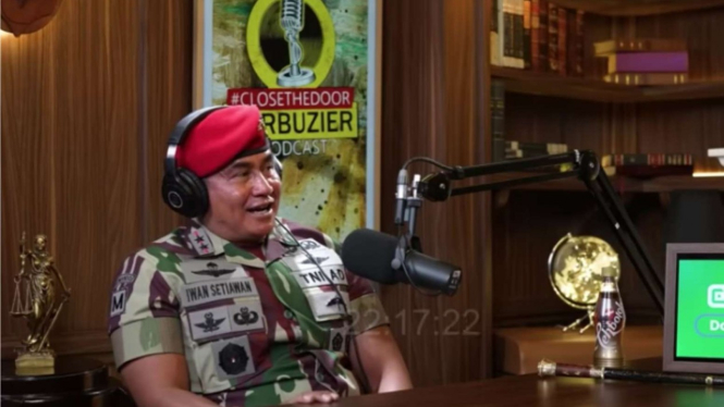 Danjen Kopassus Iwan Setiawan.