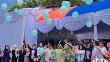 Viral pernikahan tutup jalan raya di Ciamis, Jawa Barat