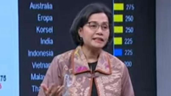 Menteri Keuangan Sri Mulyani Indrawati.