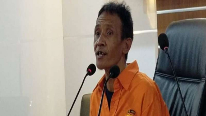 Wowon Erawan alias Aki, tersangka kasus pembunuhan berantai atau serial killer.
