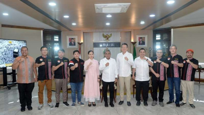 Gubernur Sumut, Edy Rahmayadi menerima audiensi FOBI Sumut