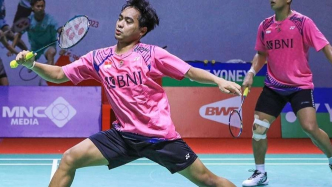 Ganda putra Indonesia Muhammad Rayhan Nur Fadillah/Rahmat Hidayat