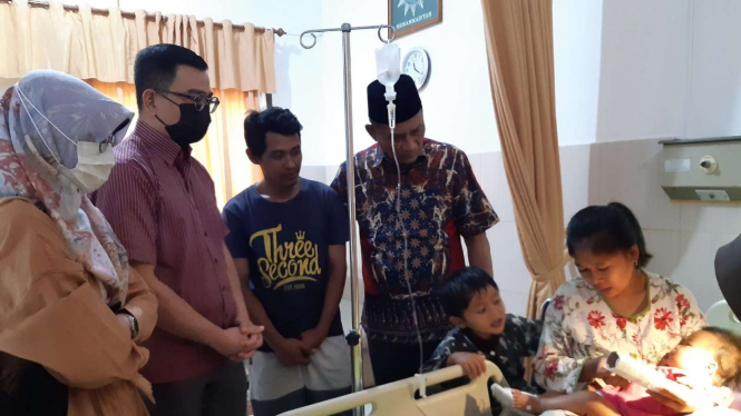 Kondisi pasien balita di RSMP Palembang, Sumatera Selatan