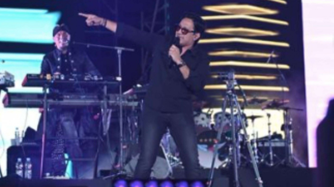 Andre Taulany di konser Dewa 19 2023