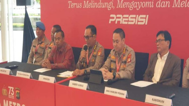 Polisi merilis pencabutan status tersangka mahasiswa UI yang tewas ditabrak