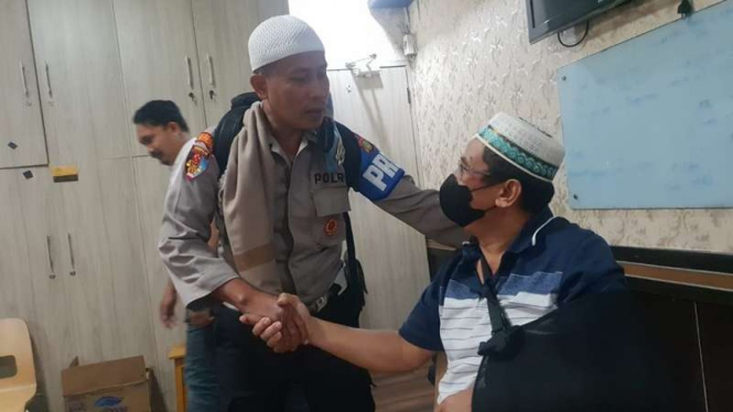Bripka Madih bertemu dengan penyidik yang ia sebut memerasnya