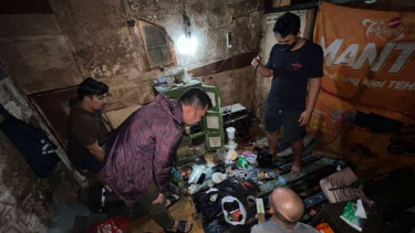 Lokasi produksi ekstasi di pemukiman padat penduduk