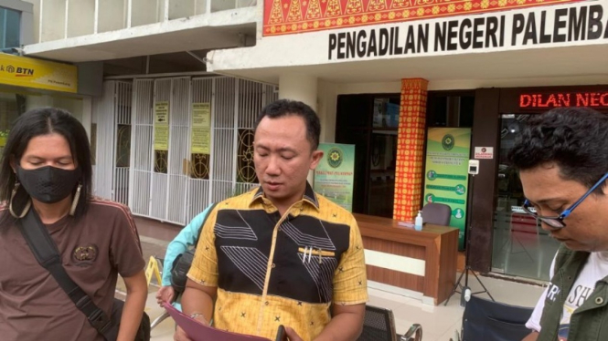Kuasa Hukum terdakwa Alex Noerdin, Redho Junaidi.