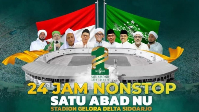 Peringatan 1 Abad Nahdlatul Ulama di Sidoarjo, Jawa Timur