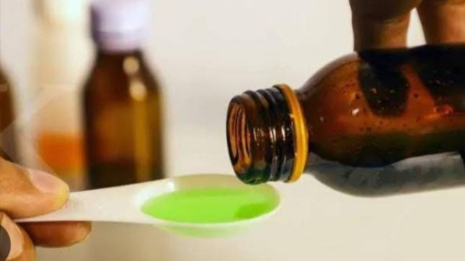 Ilustrasi obat sirup 