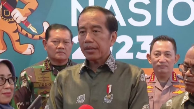 Presiden Jokowi di Hari Pers Nasional 2023