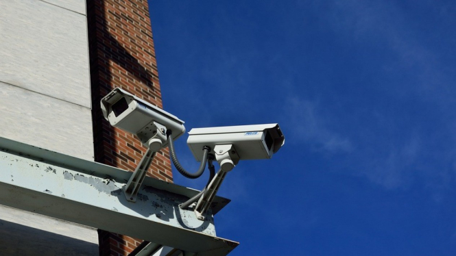 Ilustrasi kamera CCTV.
