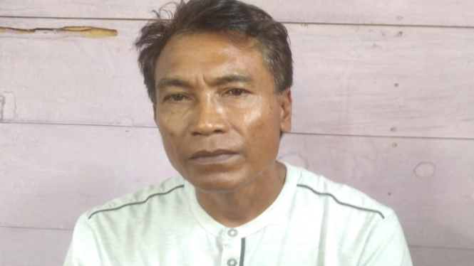 Raden Sagap, ayah kandung tersangka Yunita alias Ibu Muda Jambi 