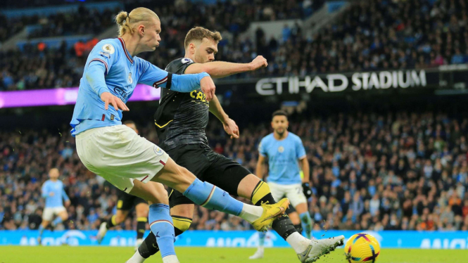 Erling Haaland: Duel Manchester City vs Leeds United