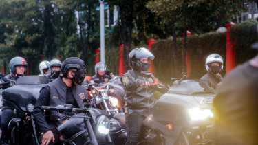 VIVA Otomotif: Acara Saturday Morning Ride komunitas HDCI