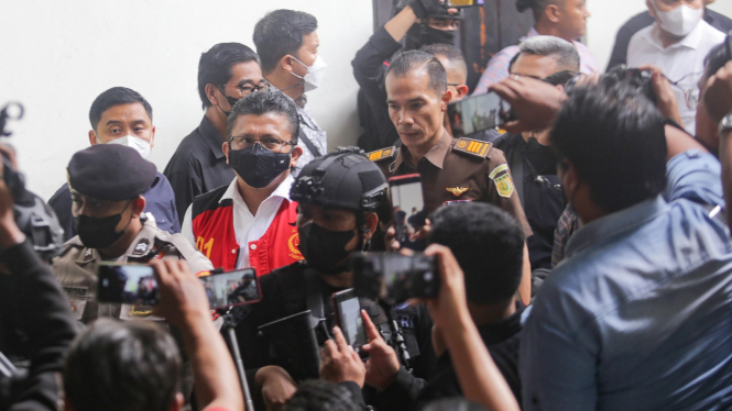 Ekspresi Ferdy Sambo Usai Vonis Hukuman Mati