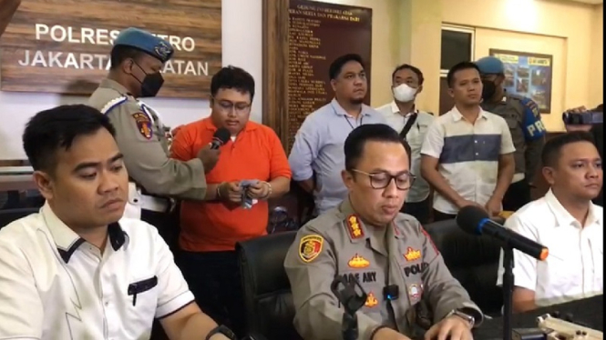 Sopir Fortuner Giorgio Ramadhan tersangka perusakan mobil Brio di Senopati