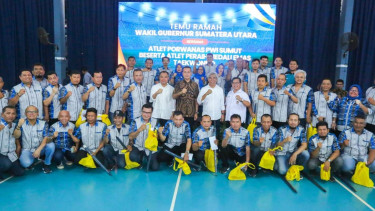 Wakil Gubernur Sumut Musa Rajekshah beri bonus pada atlet Porwanas