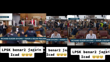 Momen Lucu LPSK Sangat Sigap Kawal Richard Eliezer