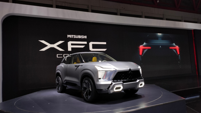 VIVA Otomotif: mobil konsep Mitsubishi XFC Concept dipajang di IIMS 2023