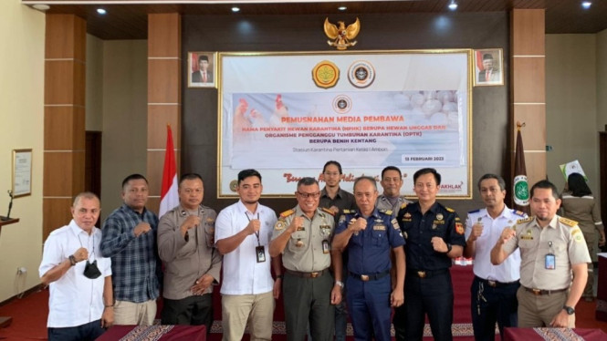 Bea Cukai Ambon hadiri media pembawa tak bersewrtifikat